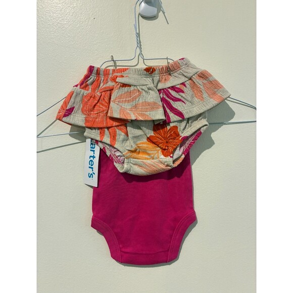 NWT Carter's Pink Aloha Outfit - Newborn (NB) - Picture 2 of 4